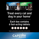 CAPSTAR Fast Acting Oral Flea Treatment For Dogs & Cats 1-11 kg, 6×11.4mg tablets