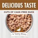 Wet Cat Food Topper - HEALTHY CRAVINGS - Real Duck Recipe
