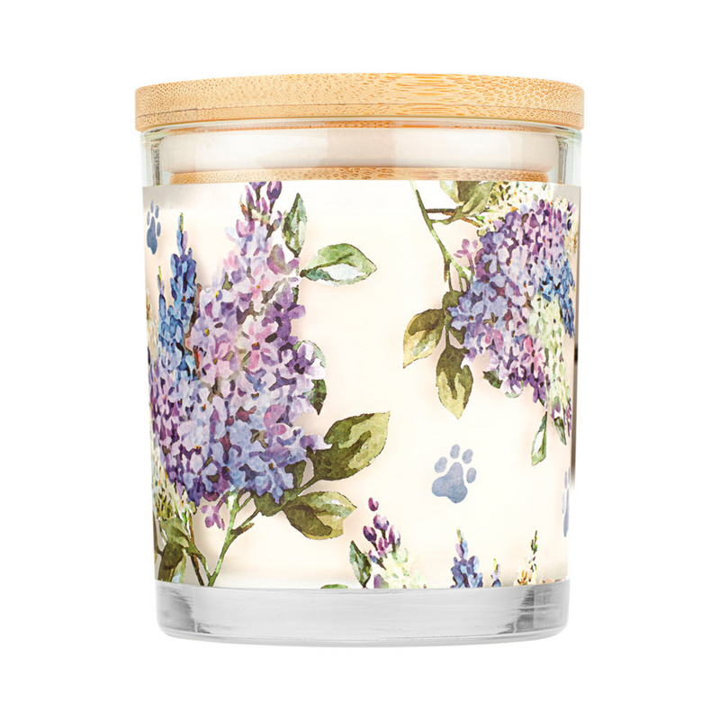 House Pet - Bougie de cire de soja 100% naturelle - Jardin Lilas - Grand 8,5 oz