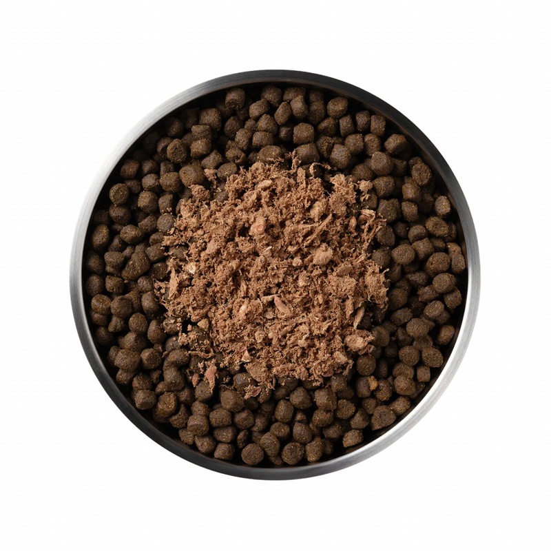 Freeze Dried Dog Food Topper, PROTEIN MIX-IN, Beef Recipe - Ground - 6 oz