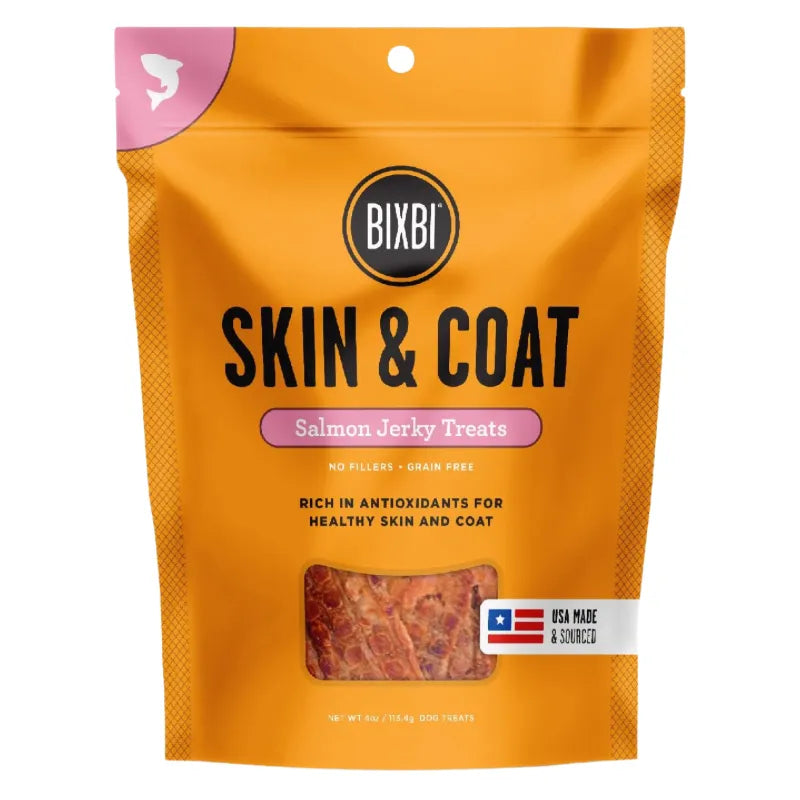 Jerky Dog Treat - SKIN & COAT - Salmon Jerky