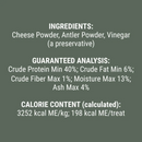 Dog Chewing Treat - Antler Bone - Medium - 3.25 oz