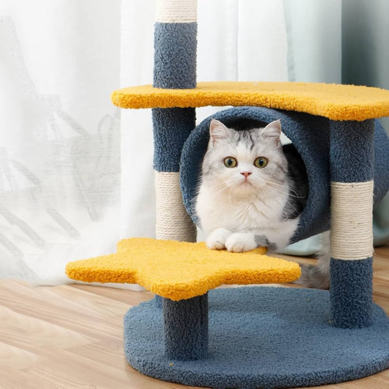 Multi Level Cat Tree Condo with Sisal Scratching Posts