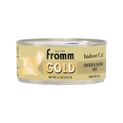 Nourriture pour chats en conserve - Gol - Cat intérieur - Poulet et saumon Pâté - 5,5 oz