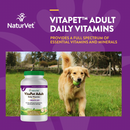 Dog Supplement - VitaPet Adult - Immune Support - Daily Vitamin + Breath Aid