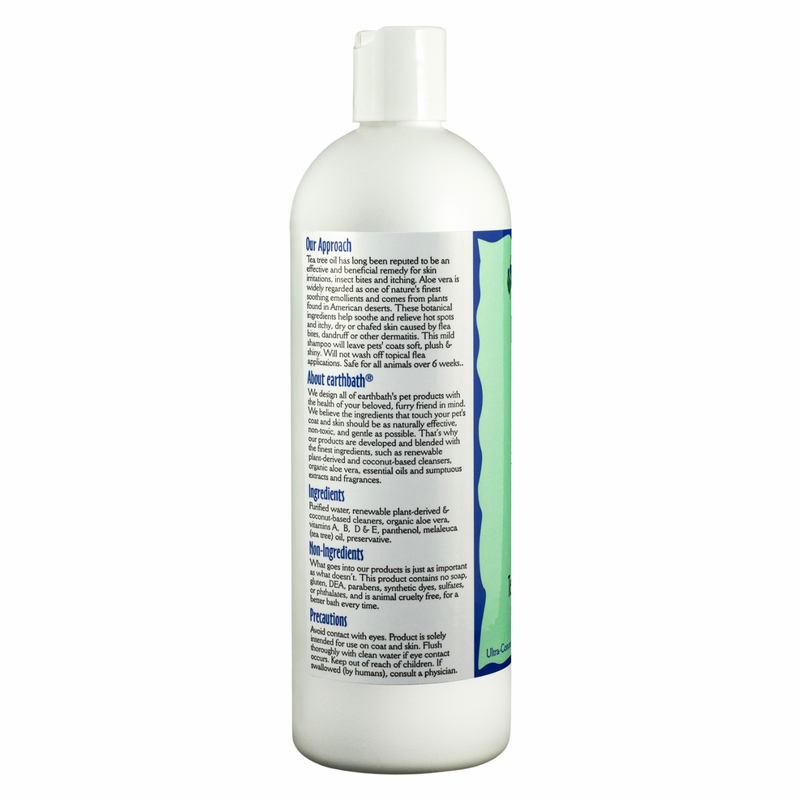 Dog & Cat Shampoo - Hot Spot Relief (Tea Tree & Aloe Vera) - 16 fl oz