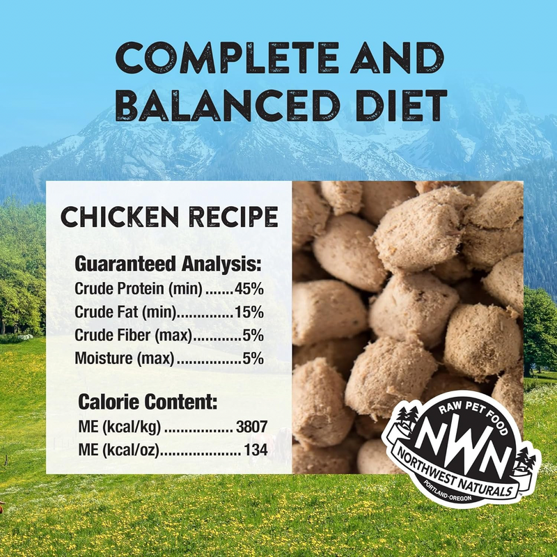 Freeze Dried Cat Food - Nibbles - Chicken Recipe - 11 oz