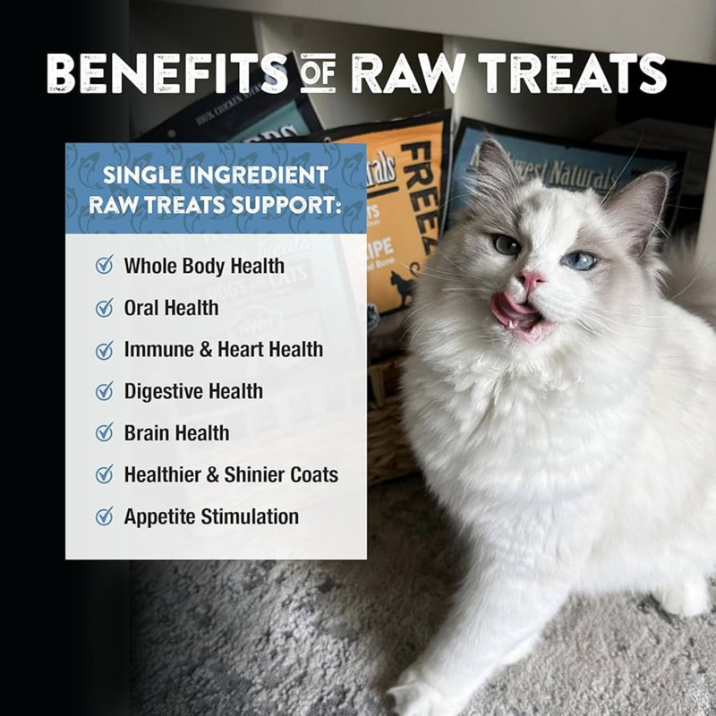 Freeze Dried Treat for Dogs & Cats - RAW REWARDS - Whitefish