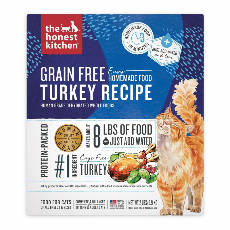 Dehydrated Cat Food - Grain Free Turkey Recipe