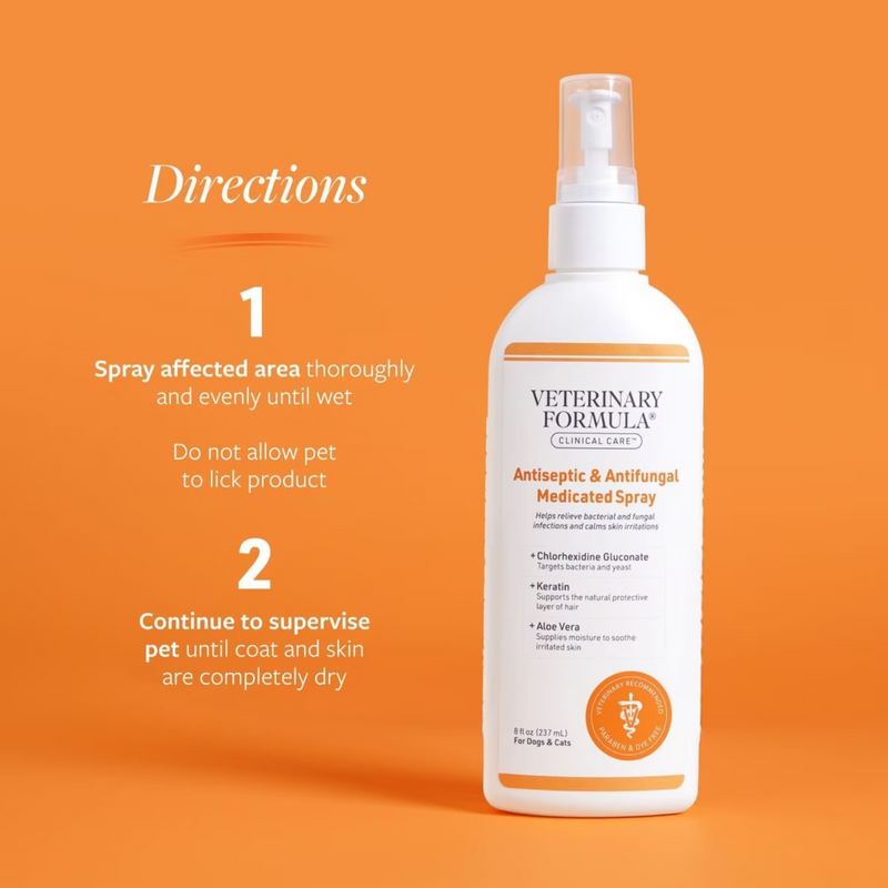 Veterinary Formula Antiseptic Antifungal Spray 8OZ