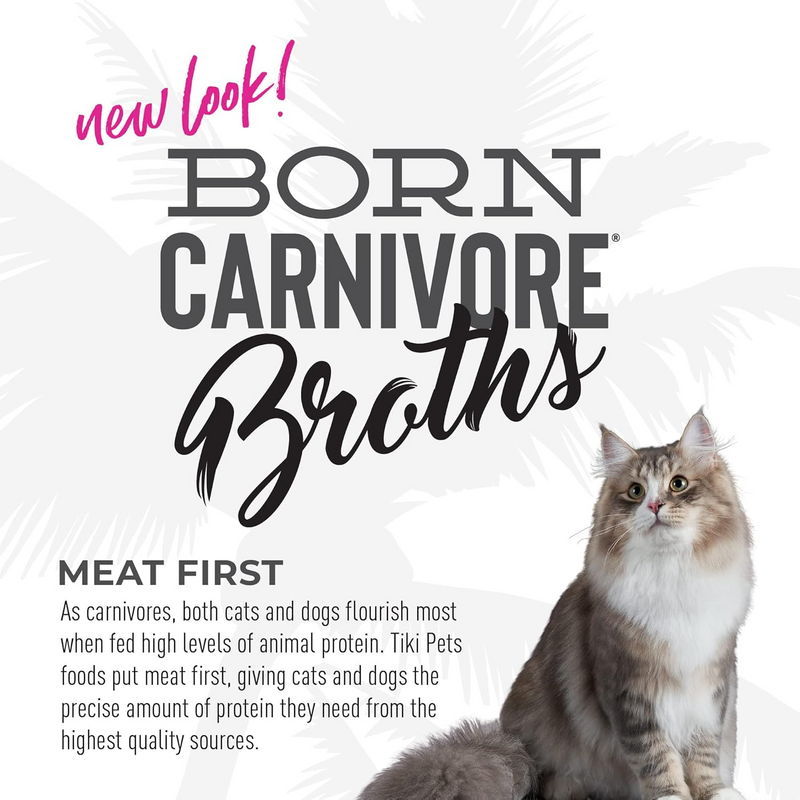 Wet Cat Food Topper - BORN CARNIVORE - Variety Pack - 1.3 oz pouch, pack of 12