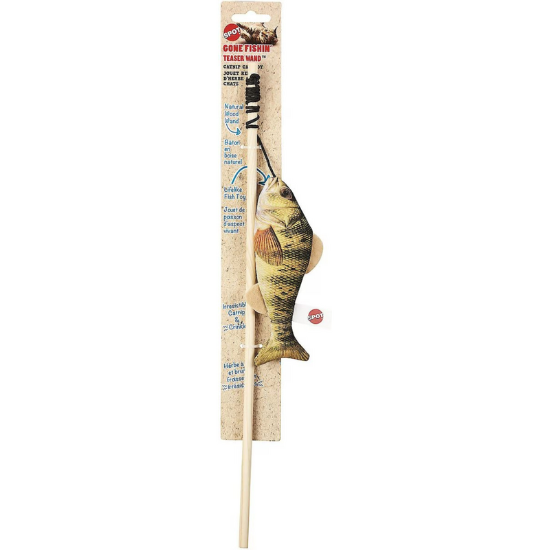 Catnip Cat Toy - Gone Fishin Teaser Wand