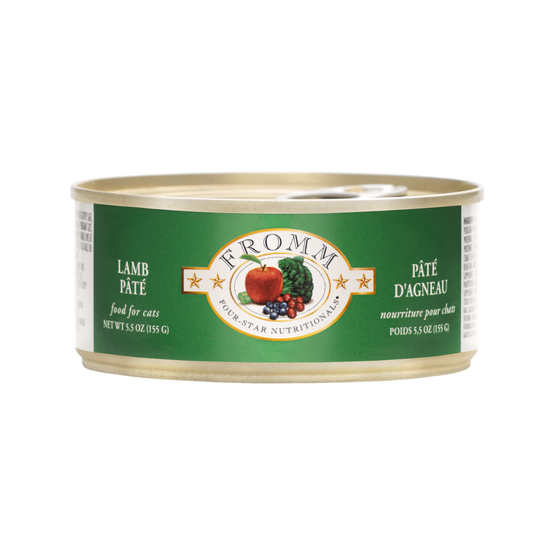 Canned Cat Food - FOUR STAR - Lamb Pâté - 5.5 oz