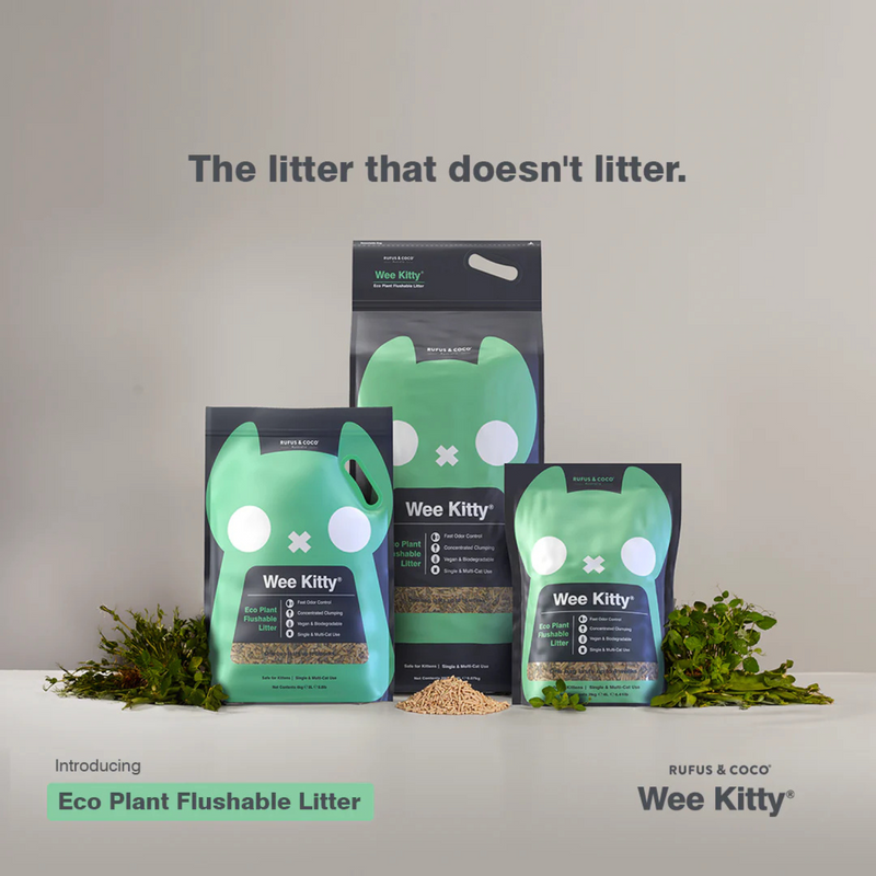 Wee Kitty Eco Plant Clumping Tofu Cat Litter