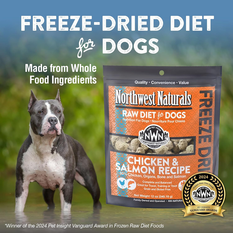 Freeze Dried Dog Food - Nuggets - Chicken & Salmon Recipe