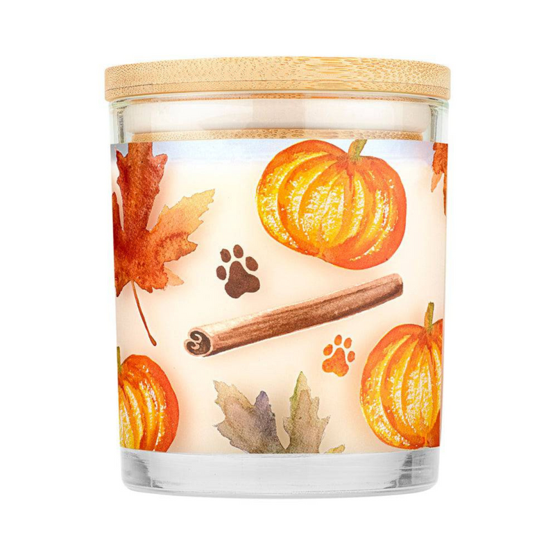 Pet House - Bougie de cire de soja 100% naturelle - Pumpkin Spice - Grand 8,5 oz