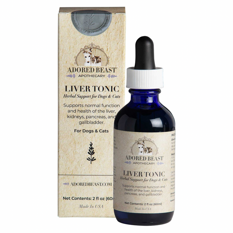 Dog & Cat Supplement - Liver Tonic - Support & Detoxifier - 60 ml