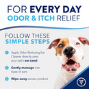Odor Reducing & Itch Relief Ear Cleaner For Dogs & Cats - OXYMED