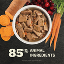 Alimentation en conserve pour chiens - Chunks premium - Recette d'agneau en bouillon d'os - 12,8 oz