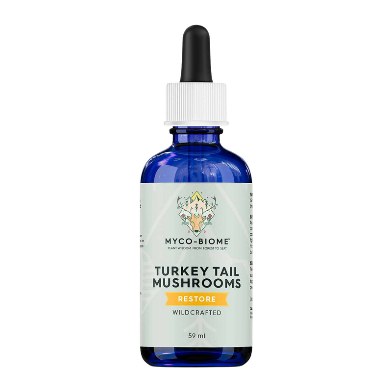 Dog & Cat Supplement - Turkey Tail Mushrooms - Liquid Triple Extract