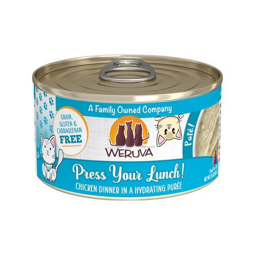 Canned Cat Food - Paté - Press Your Lunch! - Chicken Dinner in a Hydrating Purée