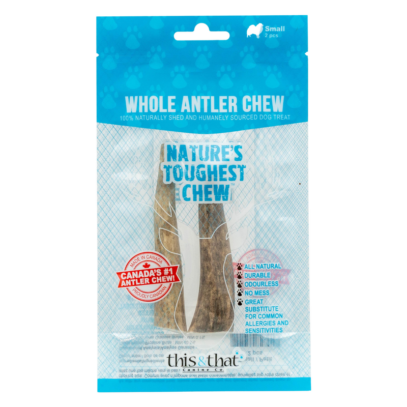 Natural Dog Chews - Whole Antler Chew