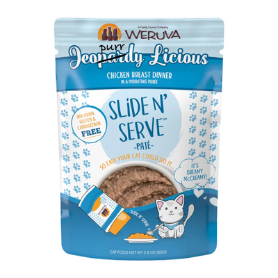 Wet Cat Food - SNS Paté - Jeopurrdy Licious - Chicken Breast Dinner in a Hydrating Purée