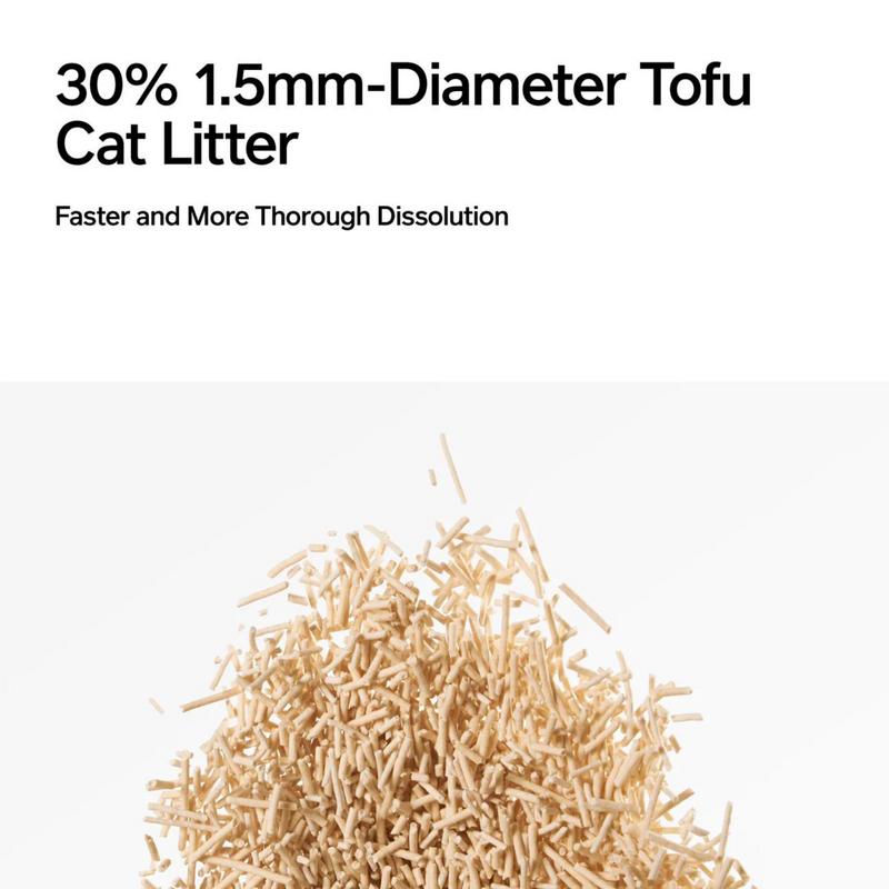 Litter de chat tofu original - 6 L