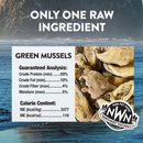 Freeze Dried Treat for Dogs & Cats - RAW REWARDS - New Zealand Green Mussels - 2 oz
