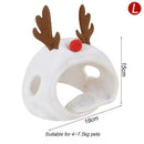 宠物服饰 - 鹿角帽 - 大号