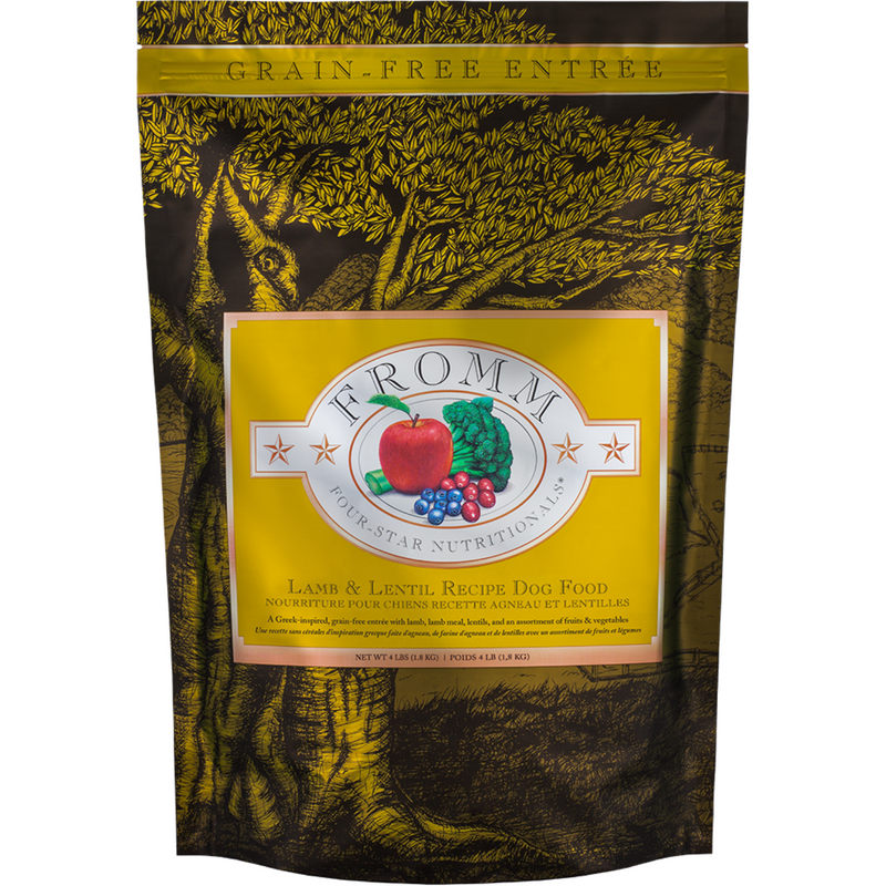 *(Please Use By 2026-03-22)* Dry Dog Food - FOUR STAR - Grain Free - Lamb & Lentil Recipe - 4 Lb