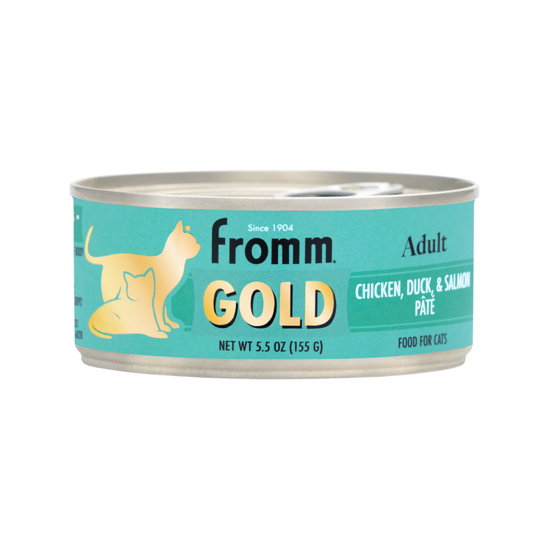 Canned Cat Food - Gold - Adult - Chicken Duck & Salmon Pâté - 5.5 oz