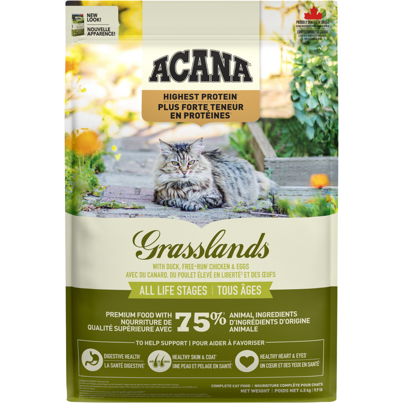 Dry Cat Food - HIGHEST PROTEIN - Grasslands