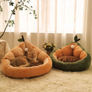 Fantasy Velvet All Seasons Pet Bed - Avocado