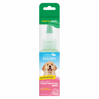 Dog Dental Health - FRESH BREATH - Oral Care Clean Teeth Gel - Puppy - 2 fl oz