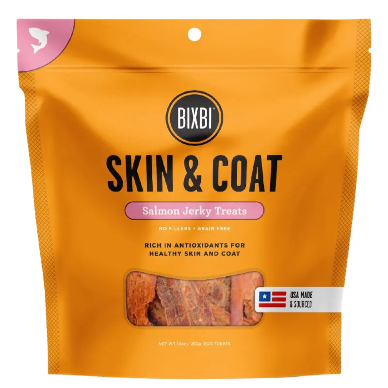 Jerky Dog Treat - SKIN & COAT - Salmon Jerky