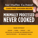 Freeze Dried Dog Food Topper - RAW BOOST SHAKERS - Cage Free Chicken Recipe