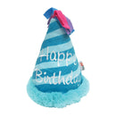 Plush Dog Toy - Birthday Hat Crinkle - 6"