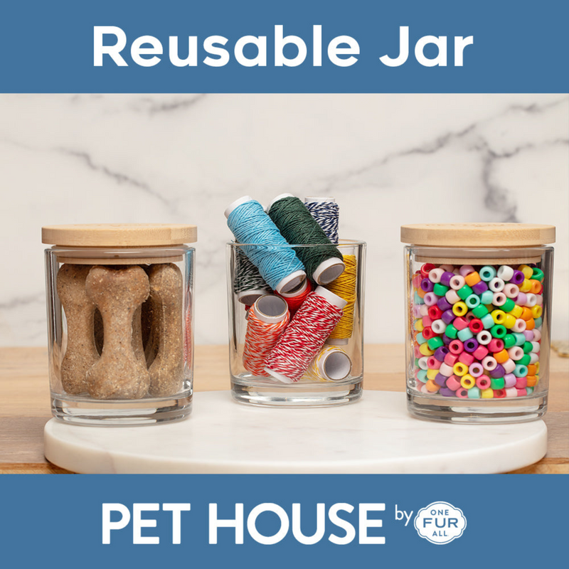 Pet House - Bougie de cire de soja 100% naturelle - Mémorial de l'aimé Furever - Grand 8,5 oz