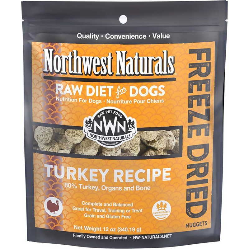 Freeze Dried Dog Food - Nuggets - Turkey Recipe