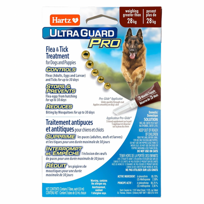 ULTRA GUARD PRO Flea & Tick Treatment For Dogs & Puppies over 28 kg