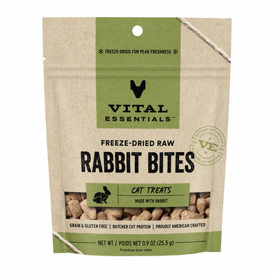 Freeze Dried Cat Treat - Rabbit Bites - 0.9 oz