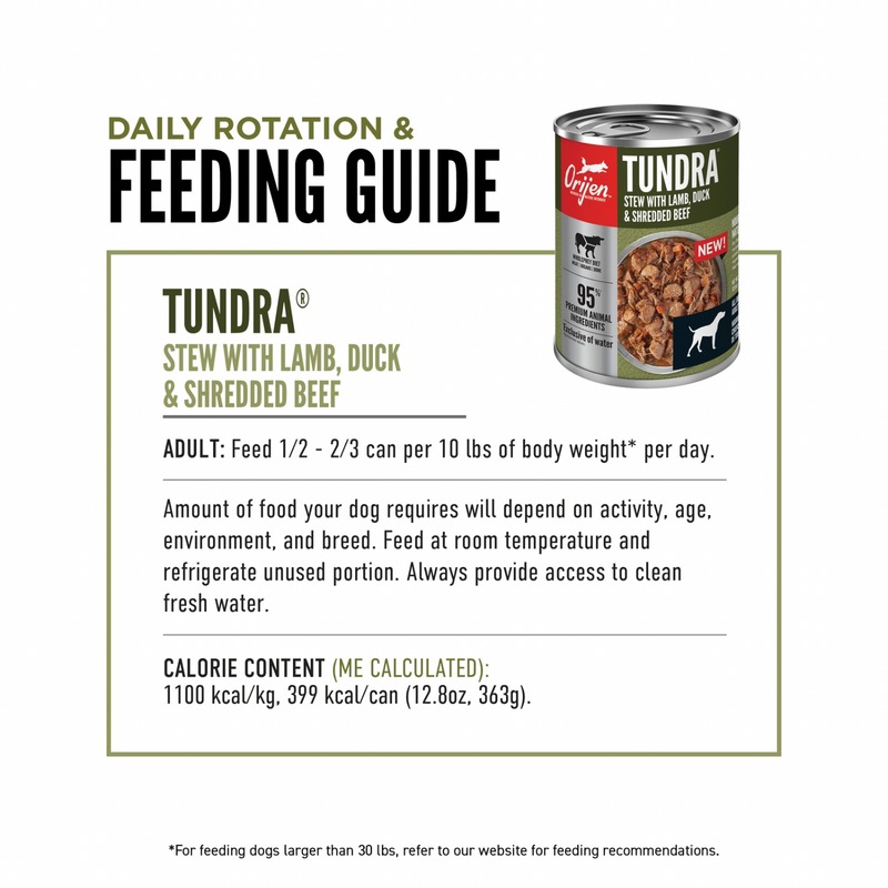 Canned Dog Food - Tundra Stew - Adult - 363 g