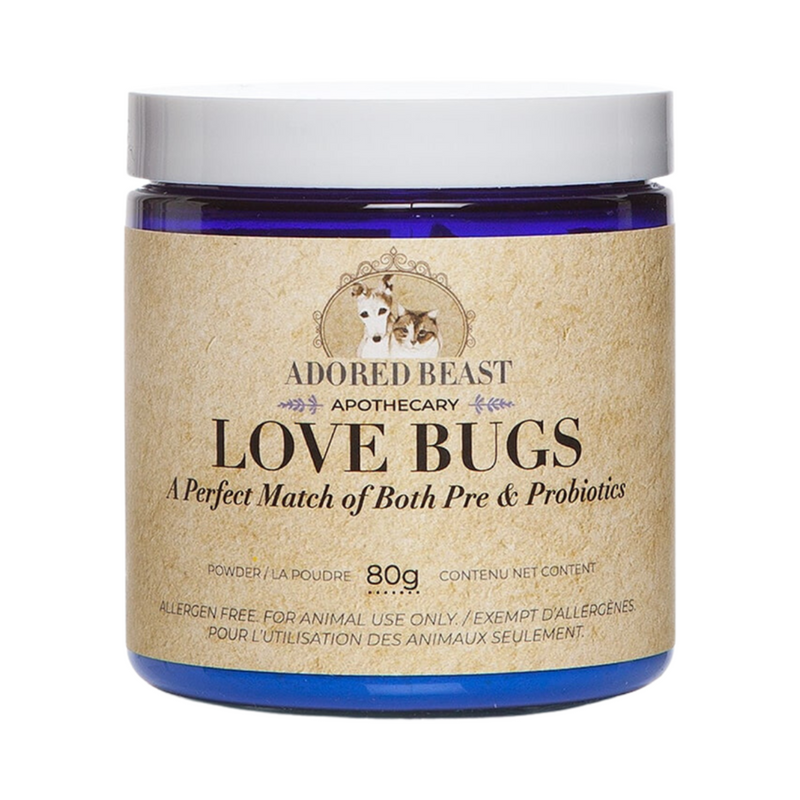 Dog & Cat Supplement - Love Bugs - Pre & Probiotics