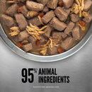 Aliments pour chiens en conserve - Aliments humides de qualité supérieure - Adulte - Ragoût de recette de poulet avec poulet et œufs râpés - 12,8 oz