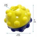 Dispensing Dog Toy - fouFIT Bumper Treat Ball 5"