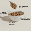 Canned Cat Food - Grain Free Chicken & Salmon Pâté - Kitten