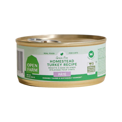 Canned Cat Food - Grain Free Homestead Turkey Pâté