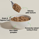 Canned Cat Food - Grain Free Homestead Turkey Pâté