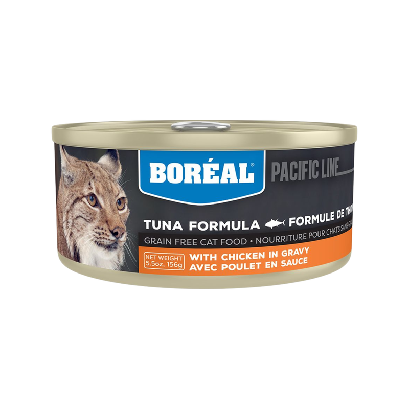 Canned Cat Food - Red Tuna with Chicken in Gravy